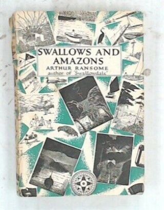 Swallows And Amazons Hardback Book Arthur Ransome Jonathan Cape 1953 - M29