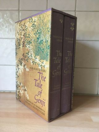 The Tale Of Genji 2 Volume Set In Art Slipcase 1st Ed 1976 Murasaki Shikibu