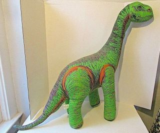 Vintage 1992 Applause 42 " Brontosaurus Dinosaur Plush Stuffed Animal Huge Heavy