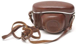Kodak Retinette Leather Camera Case W/ Neck Strap