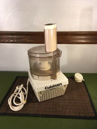Vintage Cuisinart Food Processor Model Cfp 9a
