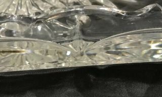 VINTAGE SHANNON CRYSTAL DESIGNS OF IRELAND SQUARE CAKE PLATE STAND 3