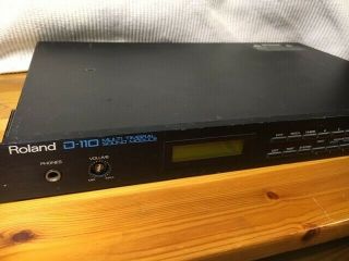 Roland D - 110 Vintage Digital Rackmount Synthesizer And Sound Module