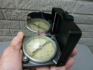 Vintage Ior Valdada 1995 B1 - 69 Military Compass,  Case,  Instructions