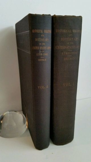 1903 Historical Register And Dictionary Of The United States Army Vol 