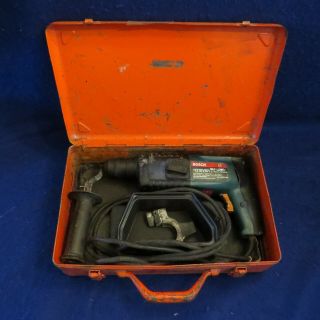 Bosch Bulldog Rotary Hammer Drill 11210vsr Electric W/vtg Carrying Case