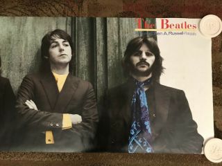 THE BEATLES HUGE 74x26 Vintage Poster by Ethan A.  Russell/Dear Mr Fantasy 3