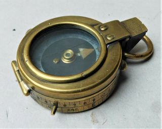 Casella Military Magnetic Marching Compass Vintage R M Tyler Ww1