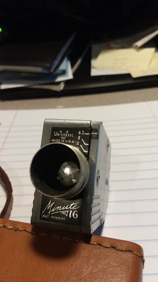 Vintage Universal Minute 16mm Sub Miniature 
