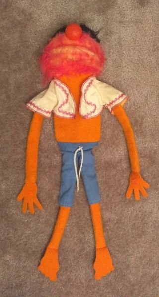 Vintage 1976 - 1978 Fisher Price Jim Henson Muppet Animal 24 " Hand Puppet Doll