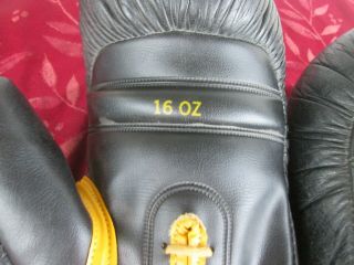 Vintage Pair Leather Everlast Boxing Gloves.  16 Oz 8