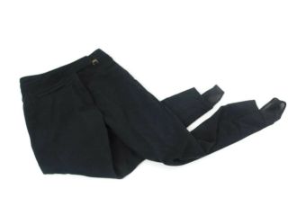 Vintage Schoeller Cobor Ski Pants,  Black,  Wool Blend,  Stretch Stirrup 10