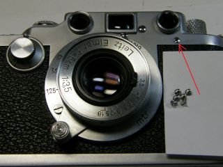 4 Screws Set For Leica Body 3f 3c 3a 3b 2 Repair Parts Chrome