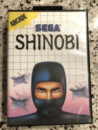 Sega Master System Shinobi Vintage Game