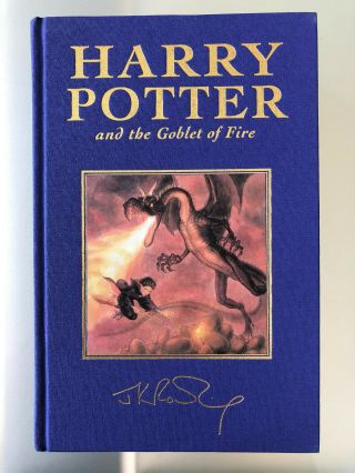 Jk Rowling Harry Potter And The Goblet Of Fire Deluxe 1st Edition 1st Printing
