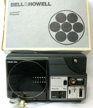 Vintage Bell & Howell 1441 " Lumina Ii " Directors Series 8mm Film Projector W/box