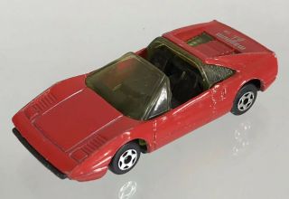 Vintage 1981 Kidco Tough Wheels Magnum Pi Red Ferrari No Burnin Key Lock Ups Car