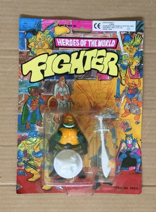 Vintage Heroes Of The World Fighter,  Michel Angelo Turtle Ninja Bootleg,  Moc,  90´s