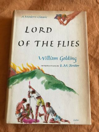 Lord Of The Flies William Golding Em Forster 1962 Ed.  1st Ed/3rd Print Hc