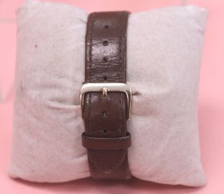 Gents Vintage SEIKO Quartz Brown Leather Strap Wristwatch Spares/Repairs - I04 5