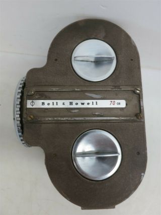 Vintage Bell Howell 70dr 16mm Film Motion Picture Camera No Lenses Winds & Runs