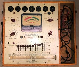 Vintage Radio City Products Vacuum Valve Tube Tester Model 324 York City