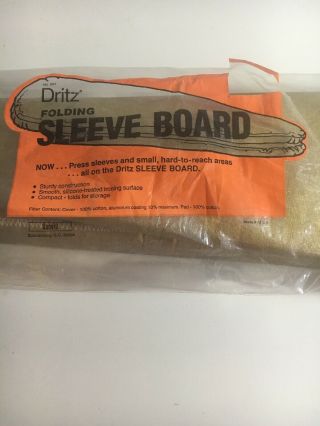 Dritz Filding Sleeve Board Great Shape Still Has Package Vintage