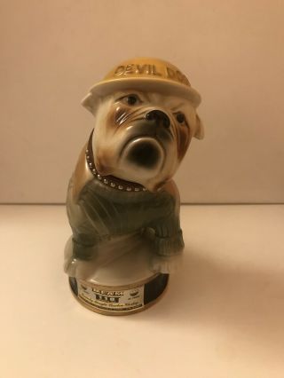 Vintage 1979 Jim Beam Devil Dog Marine Decanter