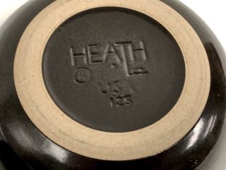 Vintage Edith HEATH Ceramics Raspberry Plate & Cereal Bowls MCM 4