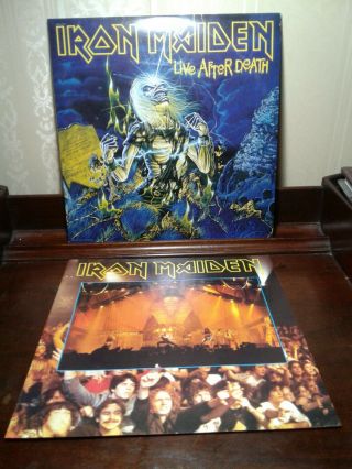 Iron Maiden - Live After Death - 1985 - Vintage Vinyl - 2xlp - Album - Capitol - Sabb12441 Vg,