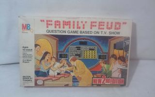 Vintage Family Feud Board Game 1977 2nd Edition - Milton Bradley Game