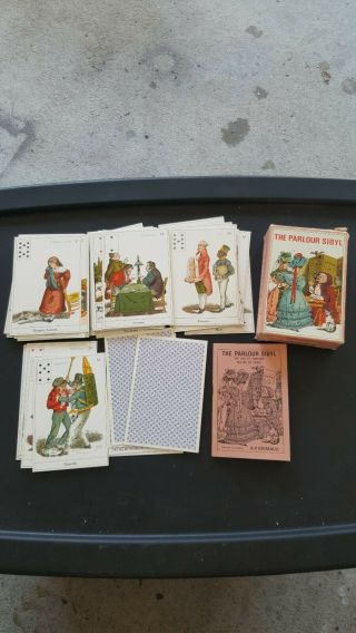 Vintage The Parlour Sibyl Tarot Cards 1969 Complete Set Cards With Instructions