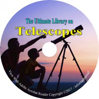 40 Books On Dvd - Ultimate Library On Telescopes,  Observatory Astronomy Stars