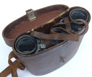 Vintage Carl Zeiss Jena Deltrintem 8x30 Binoculars with Case 3