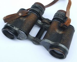 Vintage Carl Zeiss Jena Deltrintem 8x30 Binoculars with Case 4