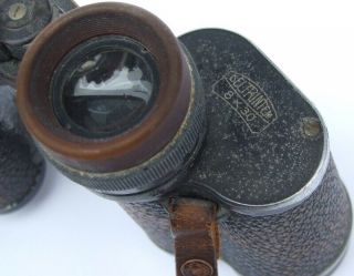 Vintage Carl Zeiss Jena Deltrintem 8x30 Binoculars with Case 6