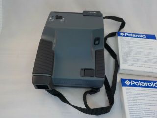 Vintage Polaroid Impulse Instant Film Camera With Strap One and Film 3