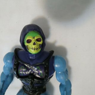 Vintage Motu He - Man Masters Of The Universe Battle Damage Skeletor Figure