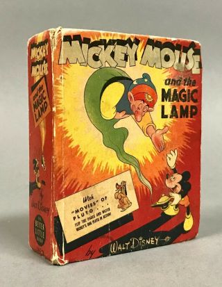 Walt Disney Mickey Mouse And The Magic Lamp Whitman 1429 1942