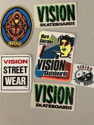 Skateboard Stickers 1980’s Vision