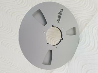 Revox 10.  5 " Anodized Aluminum For Reel - To - Reel Tape Recorder 1/4 " Tape