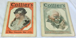 2 Issues The National Weekly Collier’s Magazines - June 3,  1922 & June 10,  1922