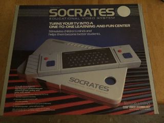 Vintage 1988 Boxed Socrates Educational Video Technology System Vtech
