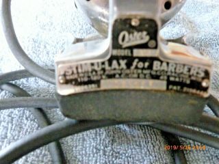 VINTAGE OSTER STIM - U - LAX HAND MASSAGER FOR BARBERS MADE IN U.  S.  A.  “metal Housing 2