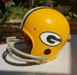 Vintage Green Bay Packers Hnfl Rawlings Football Helmet 70 
