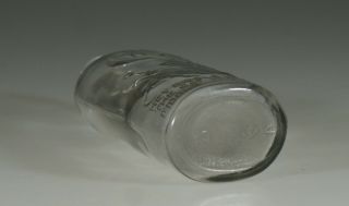 Scarce Vintage Dominion Glass Hey Diddle Diddle Glass Baby ' s Bottle c.  1930 6