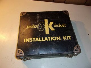 Vintage Kwikset Locksets Installation Kit