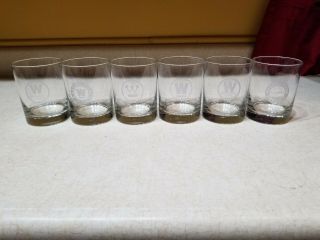 Set Of 6 Different Vintage Westinghouse 14oz Old Fashioned Glasses