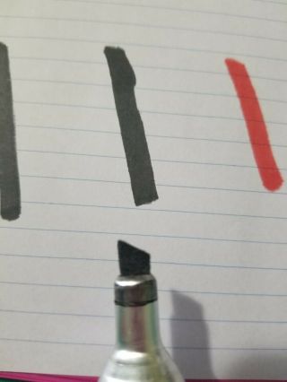 Vintage Black Sanford Permanent Markers - King Size Metal Tube small deluxe 5