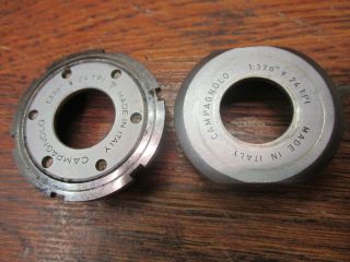 Vintage Campagnolo Square Taper 1.  37 X 24 English Threaded Bottom Bracket Cups